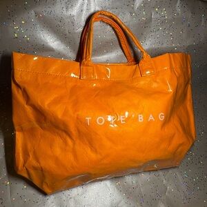Vibrant Orange Large Tote Bag-LAST 1